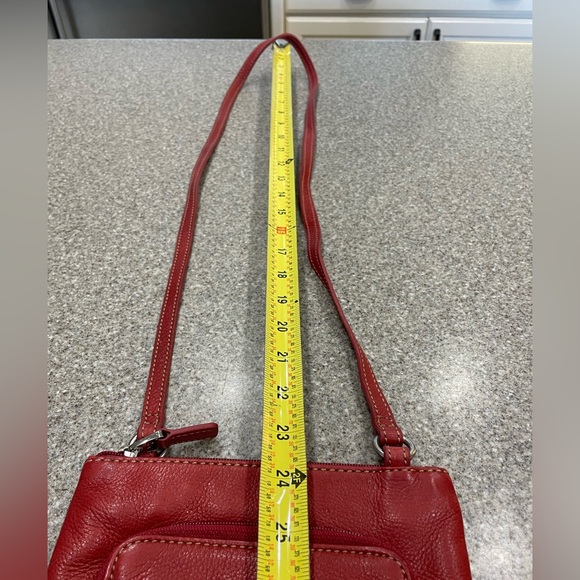 Fossil Red leather crossbody - Picture 8 of 10